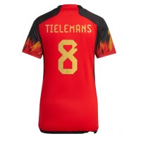 Billiga Belgien Youri Tielemans #8 Hemma fotbollskläder Dam VM 2022 Kortärmad